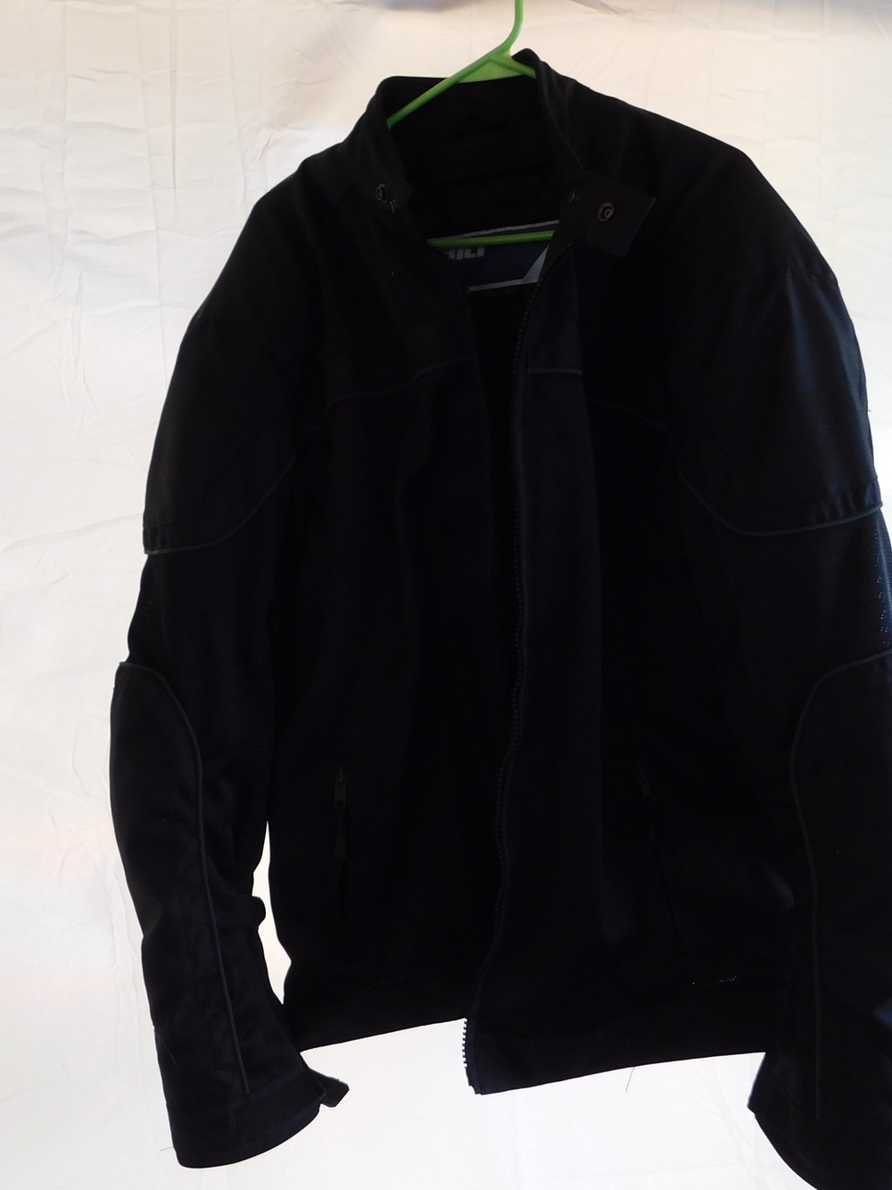 Men's Black Bilt Motorcycle  Jacket - Classic Zip-Front Coat